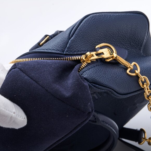 Louis Vuitton Speedy Blue Bandoulière Monogram Empreinte - Picture 15 of 15